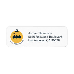 Justice League Batman Holiday Bauble Label