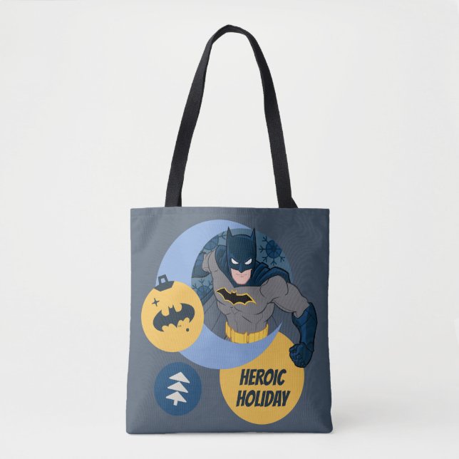 Justice League Batman Holiday Bauble Tote Bag (Front)