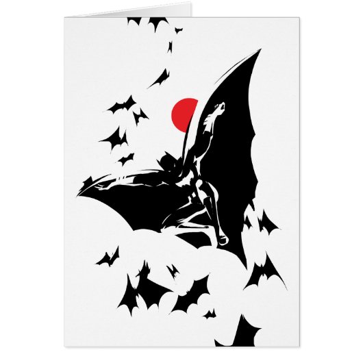 Justice League | Batman in Cloud of Bats Pop Art Cards (Front)