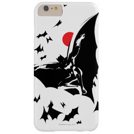 Justice League | Batman in Cloud of Bats Pop Art Barely There iPhone 6 Plus Case