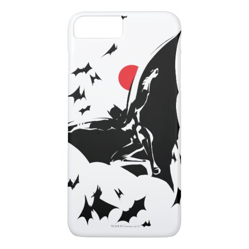 Justice League | Batman in Cloud of Bats Pop Art iPhone 8 Plus/7 Plus Case
