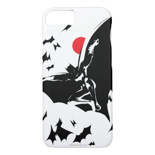 Justice League | Batman in Cloud of Bats Pop Art iPhone 8/7 Case