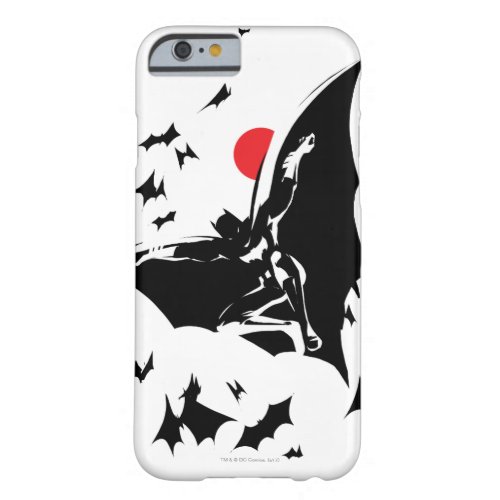 Justice League  Batman in Cloud of Bats Pop Art Barely There iPhone 6 Case