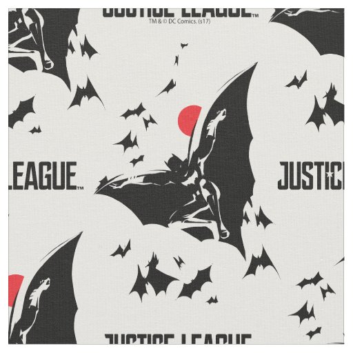 Justice League | Batman in Cloud of Bats Pop Art Fabric