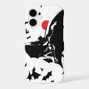 Justice League Batman in Cloud of Bats Pop Art iPhone 17 Case