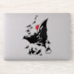 Justice League | Batman in Cloud of Bats Pop Art Sticker