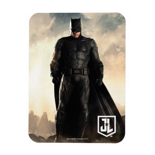 Justice League  Batman On Battlefield Magnet