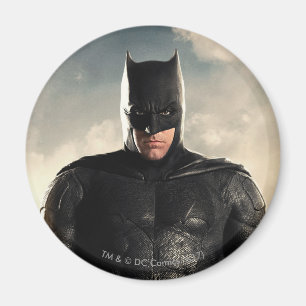 Justice League Batman On Battlefield Magnet