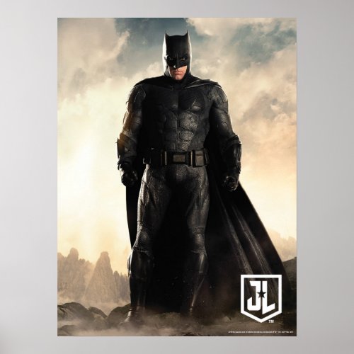 Justice League  Batman On Battlefield Poster