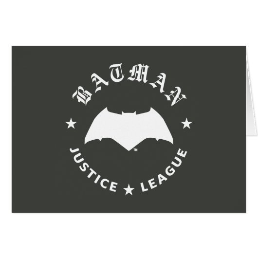 Justice League | Batman Retro Bat Emblem Cards (Front Horizontal)