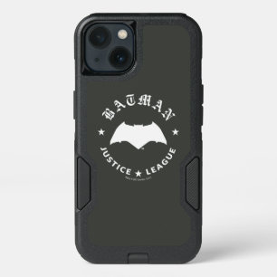Justice League   Batman Retro Bat Emblem iPhone 13 Case
