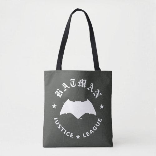 Justice League  Batman Retro Bat Emblem Tote Bag