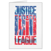 Justice League | Blue & Red Group Pop Art (Front)
