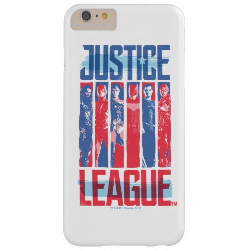 Justice League  Blue  Red Group Pop Art Barely There iPhone 6 Plus Case