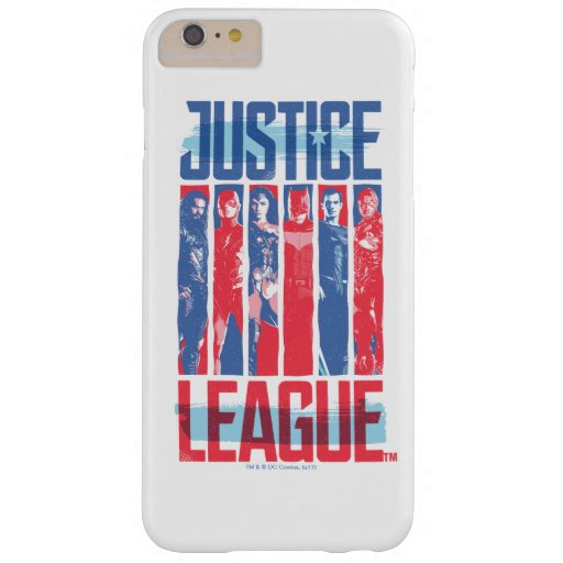 Justice League | Blue & Red Group Pop Art Barely There iPhone 6 Plus Case
