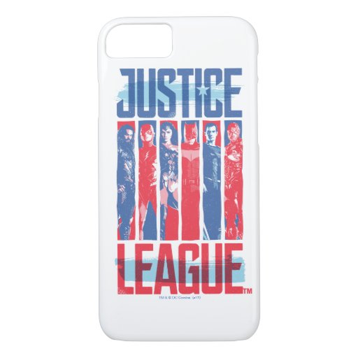 Justice League | Blue & Red Group Pop Art iPhone 8/7 Case
