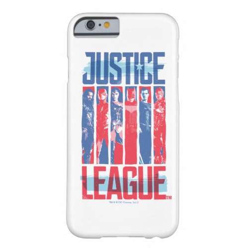 Justice League  Blue  Red Group Pop Art Barely There iPhone 6 Case