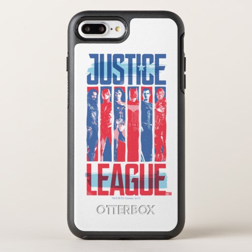 Justice League | Blue & Red Group Pop Art OtterBox Symmetry iPhone 8 Plus/7 Plus Case