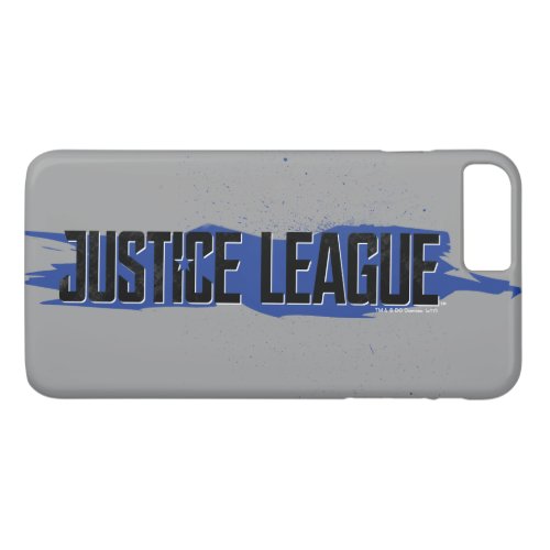 Justice League  Blue Stroke Justice League Logo iPhone 8 Plus7 Plus Case