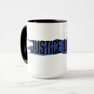Justice League   Blue Stroke Justice League Logo Mug