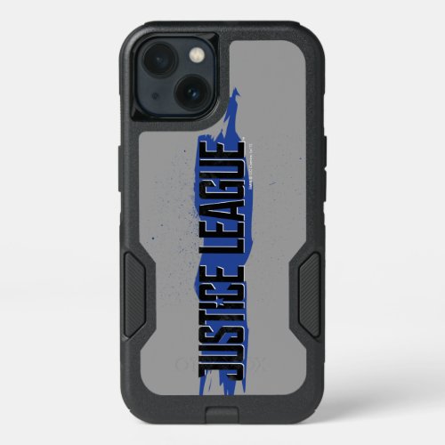 Justice League  Blue Stroke Justice League Logo iPhone 13 Case