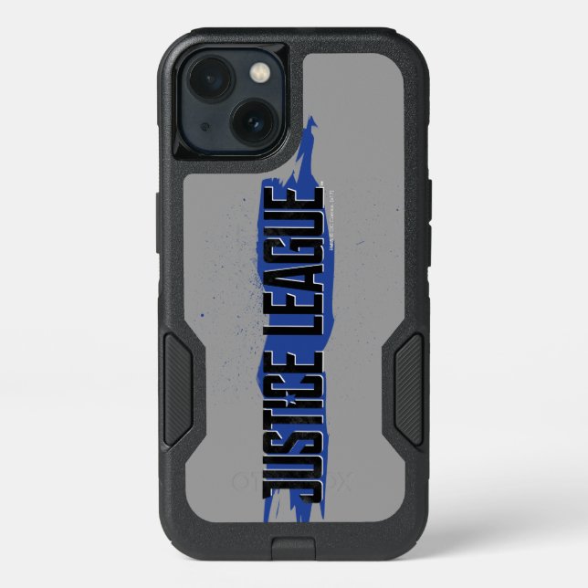 Justice League | Blue Stroke Justice League Logo Otterbox iPhone Case (Back)