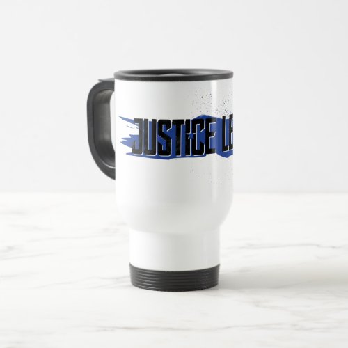 Justice League  Blue Stroke Justice League Logo Travel Mug