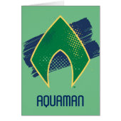 Justice League | Brush & Halftone Aquaman Symbol (Front)