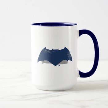 Justice League | Brush & Halftone Batman Symbol Mug by justiceleague at Zazzle