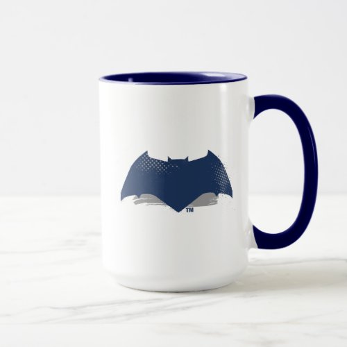 Justice League  Brush  Halftone Batman Symbol Mug