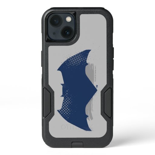 Justice League | Brush & Halftone Batman Symbol iPhone 13 Case