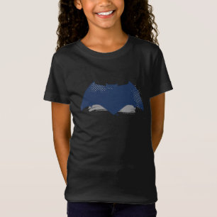 Justice League Brush & Halftone Batman Symbol T-Shirt