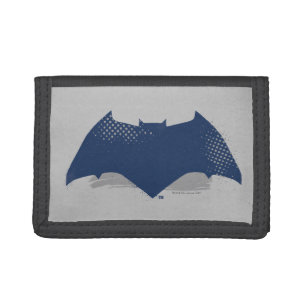 Justice League Brush & Halftone Batman Symbol Trifold Wallet