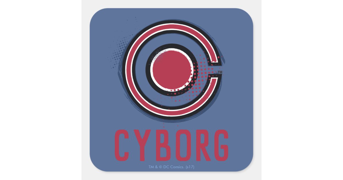 justice league cyborg symbol