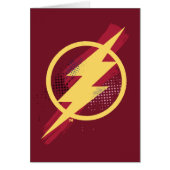 Justice League | Brush & Halftone Flash Symbol (Front)