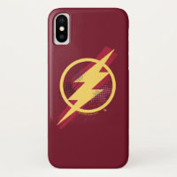 Justice League | Brush & Halftone Flash Symbol