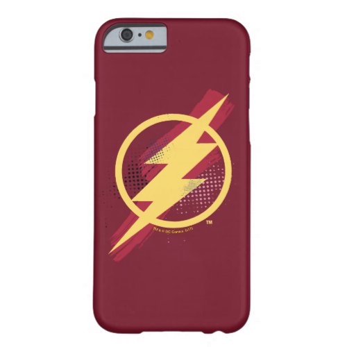 Justice League  Brush  Halftone Flash Symbol Barely There iPhone 6 Case