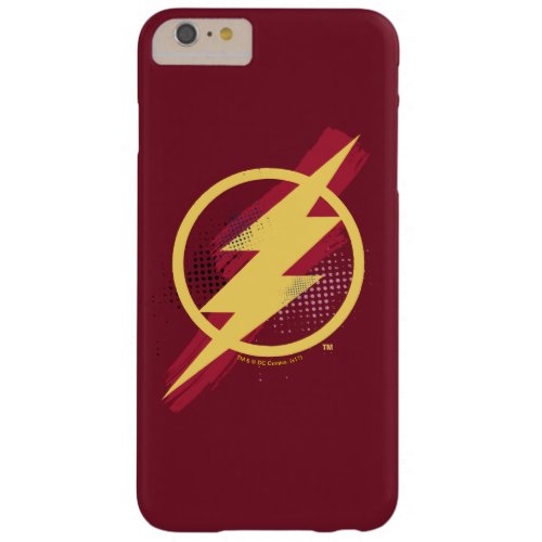Justice League  Brush  Halftone Flash Symbol Barely There iPhone 6 Plus Case