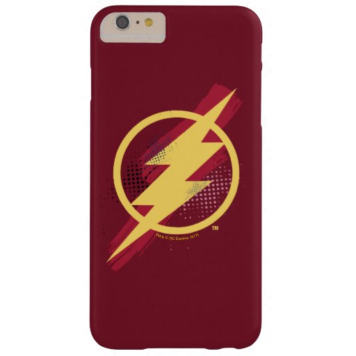 Justice League | Brush & Halftone Flash Symbol Barely There iPhone 6 Plus Case