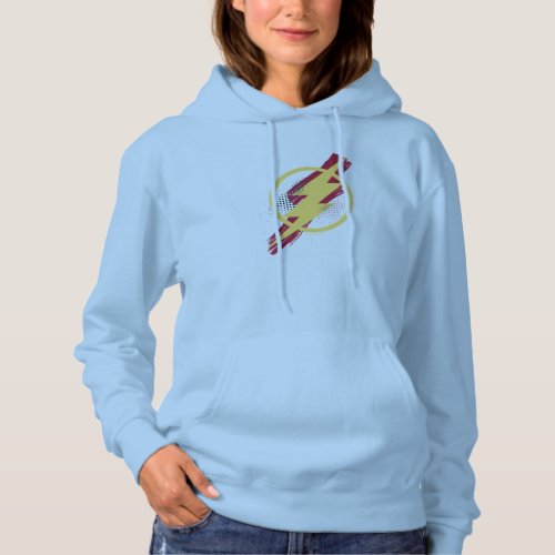 Justice League  Brush  Halftone Flash Symbol Hoodie