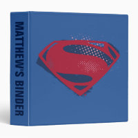 Justice League | Brush & Halftone Superman Symbol Binder