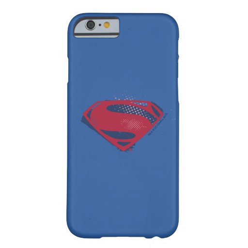 Justice League | Brush & Halftone Superman Symbol Barely There iPhone 6 Case
