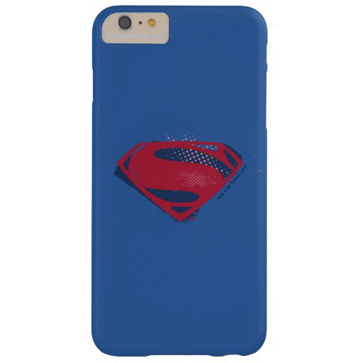 Justice League | Brush & Halftone Superman Symbol Barely There iPhone 6 Plus Case