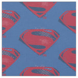 Justice League | Brush &amp; Halftone Superman Symbol Fabric