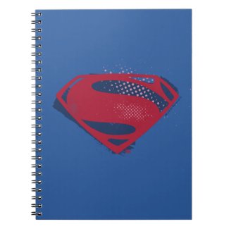 Justice League | Brush & Halftone Superman Symbol Notebook