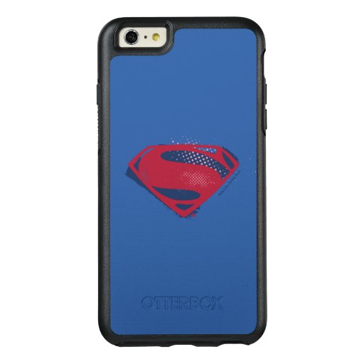 Justice League | Brush & Halftone Superman Symbol OtterBox iPhone 6/6s Plus Case