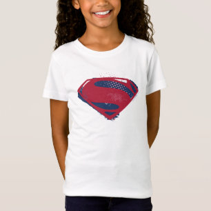 Justice League   Brush & Halftone Superman Symbol T-Shirt