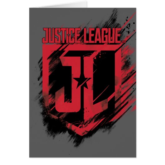 Justice League | Brushed Paint JL Shield (Front)