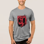 Justice League | Brushed Paint JL Shield Tri-Blend Shirt