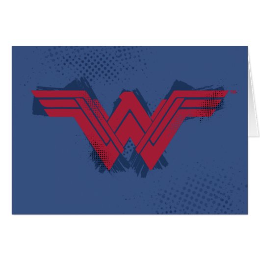 Justice League | Brushed Wonder Woman Symbol (Front Horizontal)